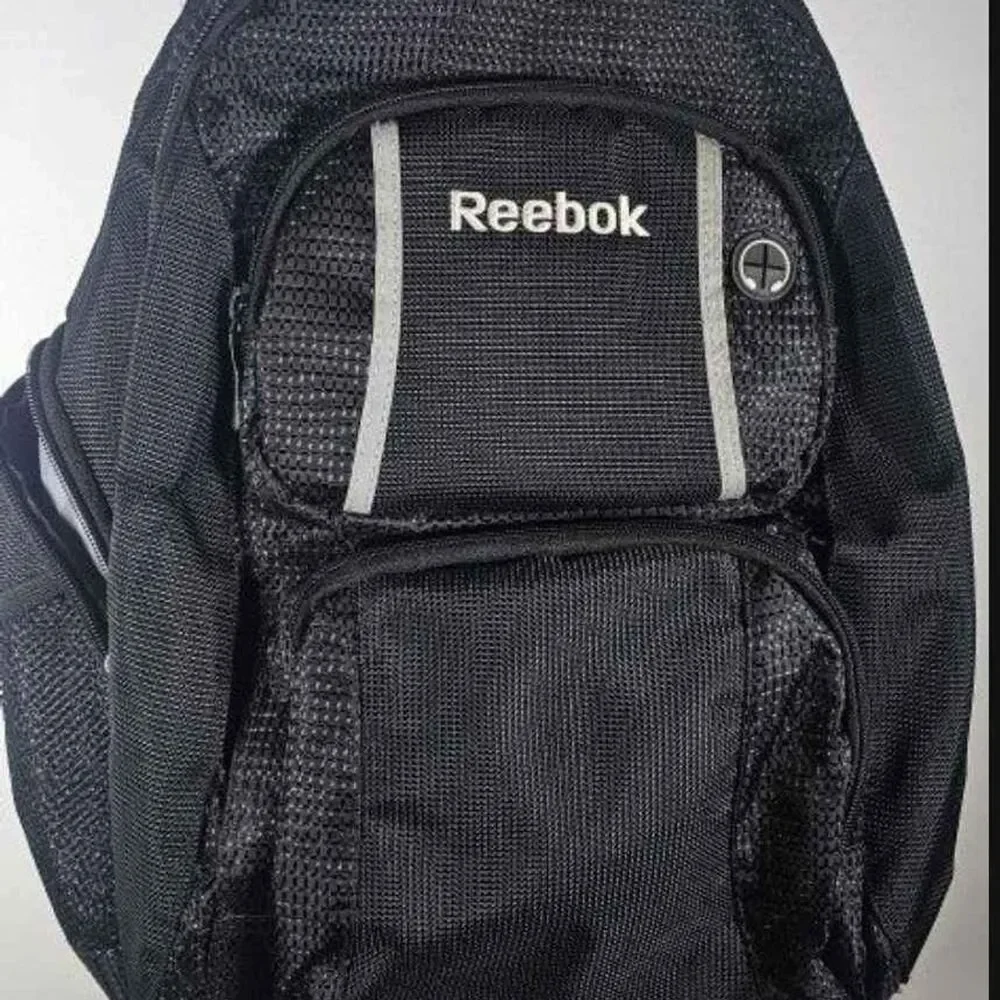 REEBOK Black/Gray Backpack / Bookbag  - New without Tags